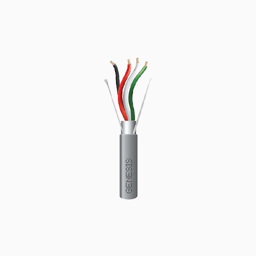 Genesis 22241009 14/4 Stranded Shielded Riser Cable, CL3R, FPLR
