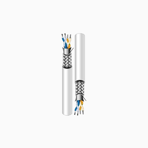 West Penn D254852GY0500 24/4 Stranded Shielded Plenum, Gray