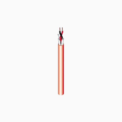West Penn D975RD0500 18/2 Solid Shielded FPLR Fire Alarm Cable