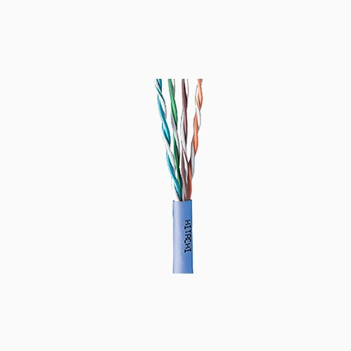 Proterial Cable 38696-8-BL2 CAT5e Riser Cable, 24/4 Solid BC, UTP