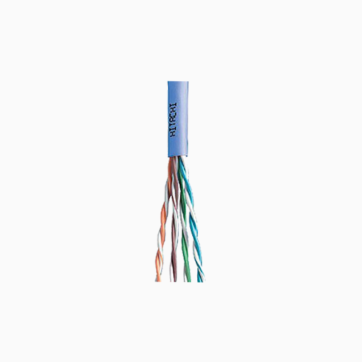 Proterial Cable 38696-8-BL2 CAT5e Riser Cable, 24/4 Solid BC, UTP