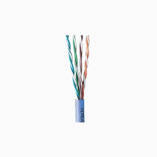 Proterial Cable 38696-8-WH2 CAT5e Riser Cable, 24/4 Solid BC, UTP