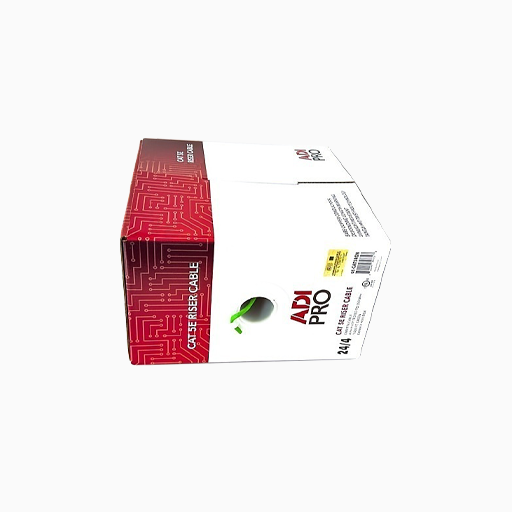 ADI PRO 0E-CAT5RGN CAT5e Riser Cable, 24/4 Solid BC, UTP, Green