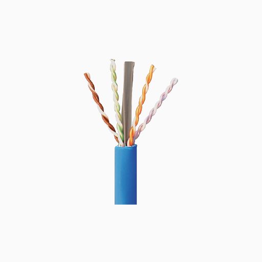 ICC ICCABP6ABL 650MHz CAT6A Bulk Cable with 23 AWG UTP, Blue