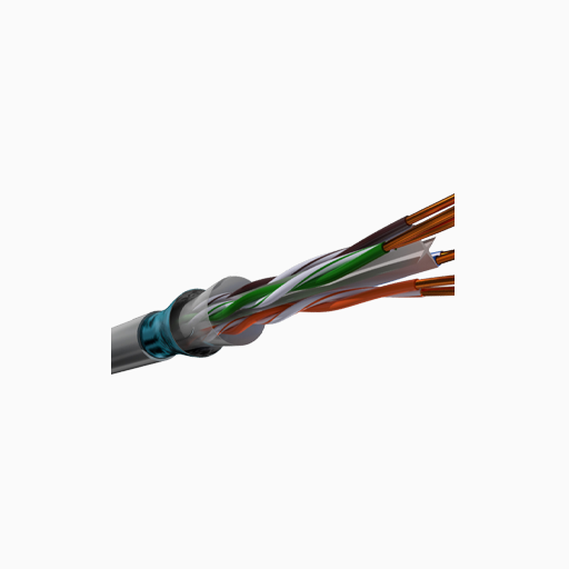 Proterial Cable 30233-8-BL3 Supra 10G CAT6A Plenum Cable, Blue
