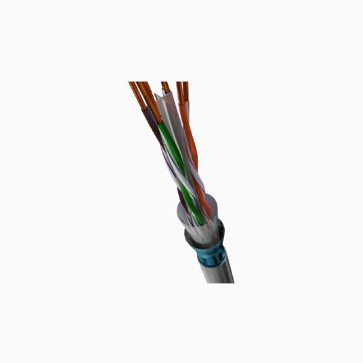 Proterial Cable 30233-8-BL3 Supra 10G CAT6A Plenum Cable, Blue