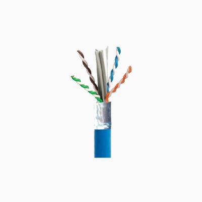 ICC ICCABR6FBL 650MHz CAT6A Bulk Shielded Riser Cable with FTP