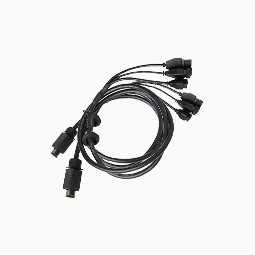 AXIS 5506-201 Outdoor Multicable I/O Audio Power, 3.3', Black