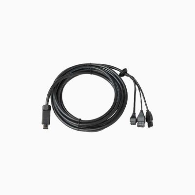 AXIS 5506-191 Outdoor Multicable I/O Audio Power, 16.4', Black