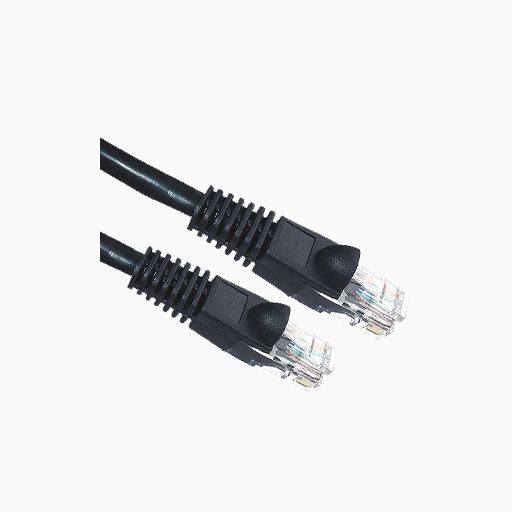 ADI PRO 0E-C5EBK76 CAT5e Patch Cable, 7' (2.1m), 6-Pack, Black