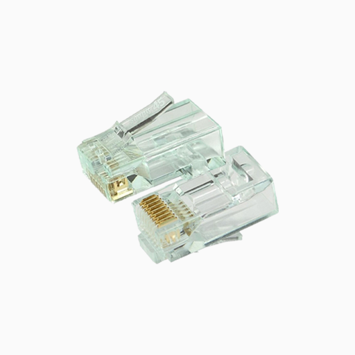 Simply45 S45-1601 CAT6 Unshielded Pass Through TJ45, 50-Pack