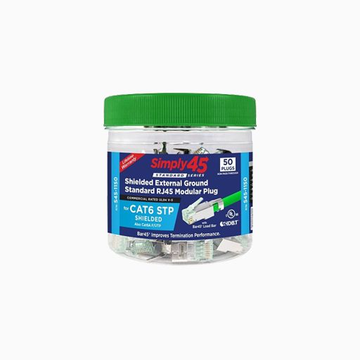 Simply45 S45-1150 CAT6 Shielded External Ground Standard