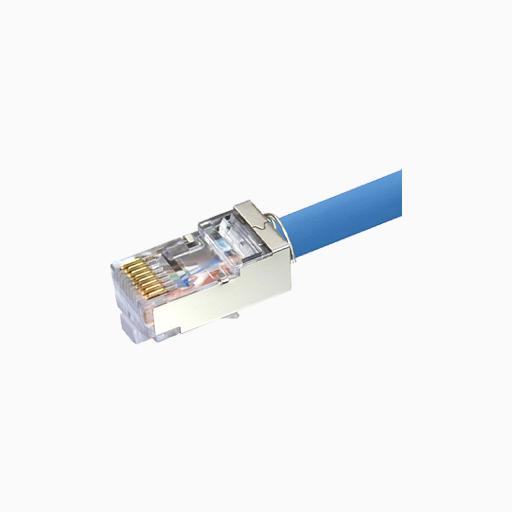 Simply45 S45-1050 Shielded Internal Ground Standard RJ45, 50-Pack
