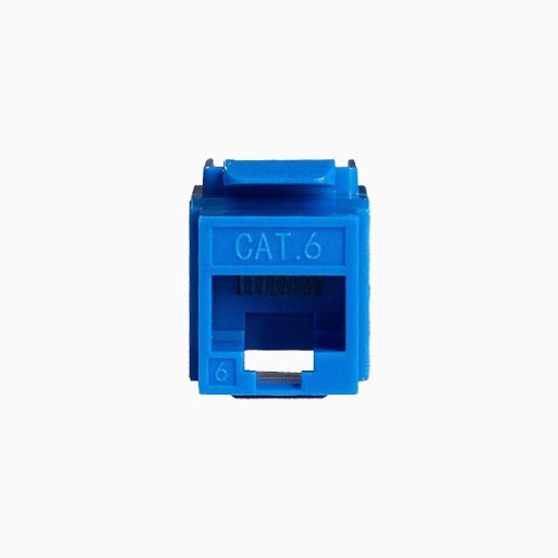 ADI PRO 0E-C6KEYBL10 CAT6 RJ45 Keystone Vertical 8P8C, 10-Pack