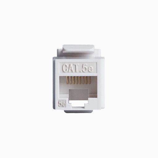 ADI PRO 0E-CAT5KEYWH CAT5e Keystone Jack Vertical 8P8C RJ45