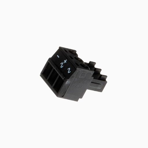 AXIS 5505-281 Connector A 3-Pin 3.81 Straight, 10-Pack, Black
