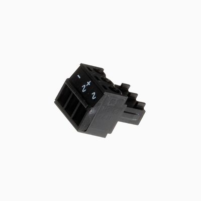 AXIS 5505-281 Connector A 3-Pin 3.81 Straight, 10-Pack, Black