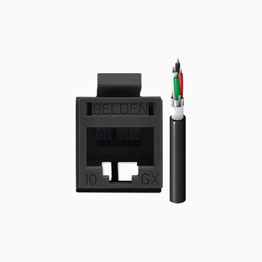 Belden RVAMJKUBK-S1 REVConnect CAT6A Modular Jack, T568 A/B