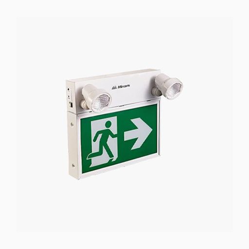 Mircom ELRM-180-18RCS LED Steel Running Man Sign Remote Capable