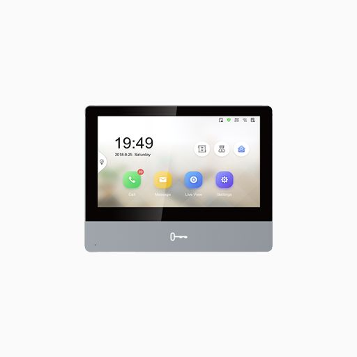 Hikvision DS-KH8350-WTE1 Video Intercom Indoor Station, 7"