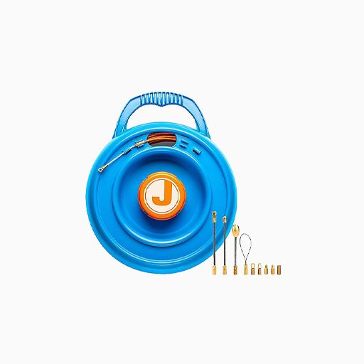 Jonard Tools FTF-1125 Fiberglass Fish Tape Rodder, 100'