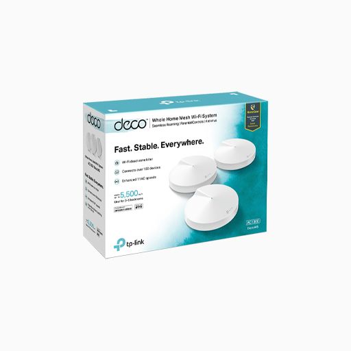 TP-Link AC1300 Deco Whole Home Mesh Wi-Fi System, White
