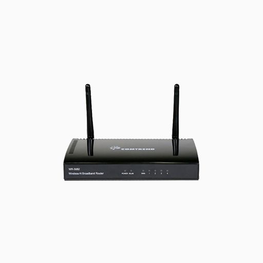 2GIG WR-5882 Ethernet Wireless-N Broadband Router, Black