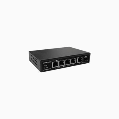 UltraTech 0E-4PRJ45SFG 6-Port Gigabit PoE Switch, 4-Port PoE