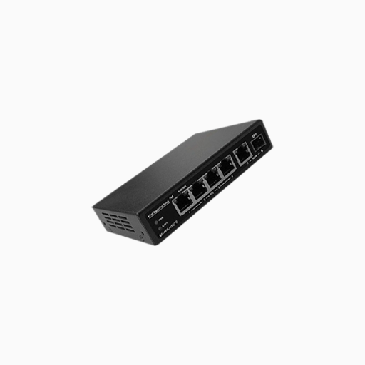 UltraTech 0E-4PRJ45SFG 6-Port Gigabit PoE Switch, 4-Port PoE