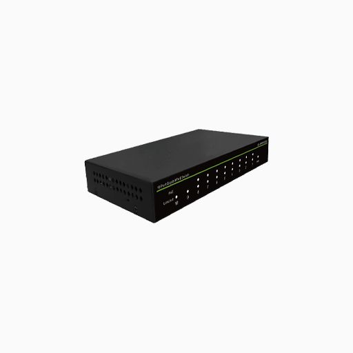 UltraTech 0E-9P8POEGB2 10-Port Gigabit PoE Switch, 8-Port PoE