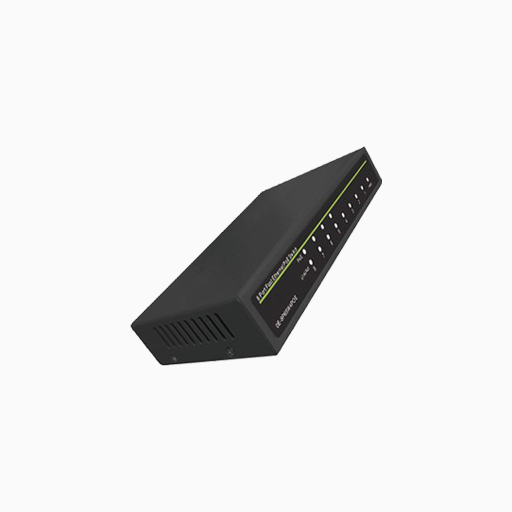 UltraTech 0E-8P65W4POE 8-Port Fast Ethernet Switch; 4-Port PoE