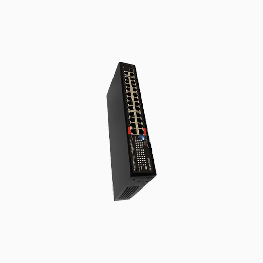 UltraTech 0E-24PRJ45E 28-Port Gigabit Extended Range PoE Switch