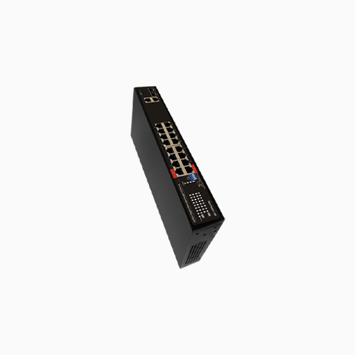 UltraTech 0E-16PRJ45E 20-Port Gigabit Extended Range PoE Switch