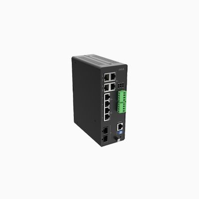 Axis D8208-R 8-Port Managed Industrial PoE++ Switch, 480W, Black