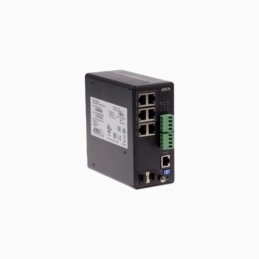 AXIS T8504-R 4-Port Managed Industrial PoE++ Gigabit Switch