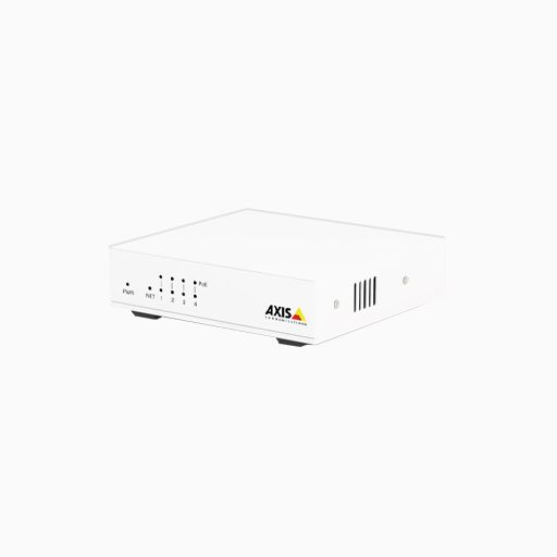 AXIS D8004 4-Channel Unmanaged PoE Switch with 60W PoE