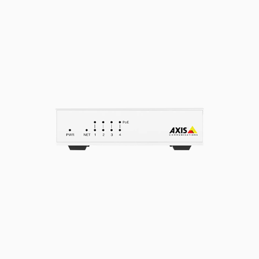 AXIS D8004 4-Channel Unmanaged PoE Switch with 60W PoE