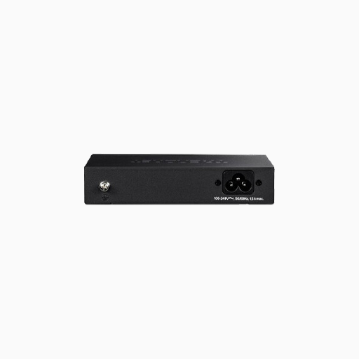 TRENDnet TPE-S50 6-Port Fast Ethernet PoE+ Switch, 1.2 Gbps, 60W