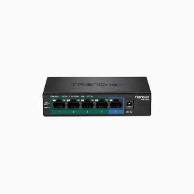 TRENDnet TPE-TG52 5-Port Gigabit PoE+ Switch, 32W, 10Gbps