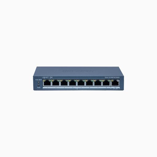 Hikvision DS-3E1309P-EI Smart Managed 8-Port PoE Switch 100 Mbps