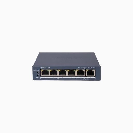 Hikvision DS-3E1506P-EI 4-Port Gigabit Smart PoE Switch