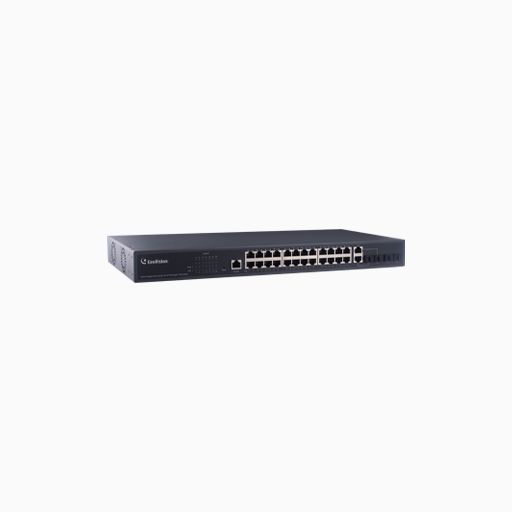 GeoVision GV-APOE2411 24-Port 10/100/1000BaseTX PoE+ Switch