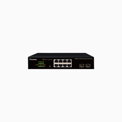 GeoVision 140-APOE81C-001U 8-Port Gigabit 802.3at PoE Switch