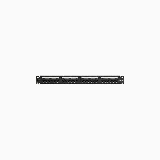 Leviton 69586-U24 CAT6 Universal Patch Panel, 24-Port, 1U RMS