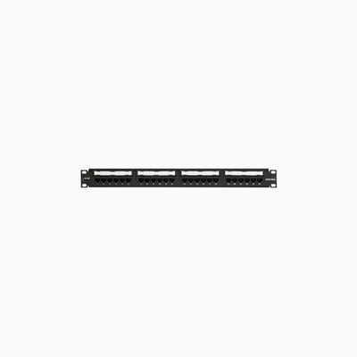 Leviton 69586-U24 CAT6 Universal Patch Panel, 24-Port, 1U RMS