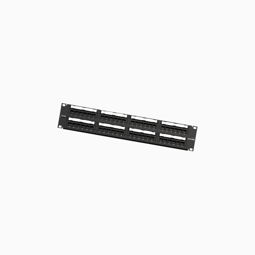 Leviton 69586-U48 CAT6 Universal Patch Panel, 48-Port, 2U RMS