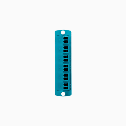 Leviton 5F100-2QL SDX Precision Molded Plate, 50/125um, 12 fibers