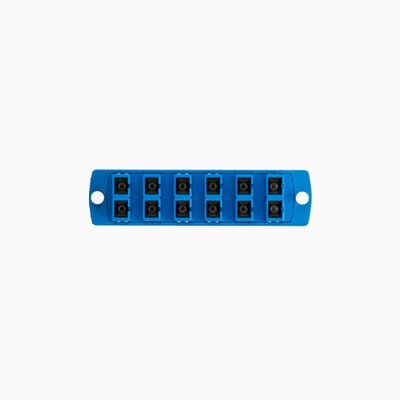 Leviton 5F100-2LC Opt-X SDX Fiber Adapter Plates, Precision Molded