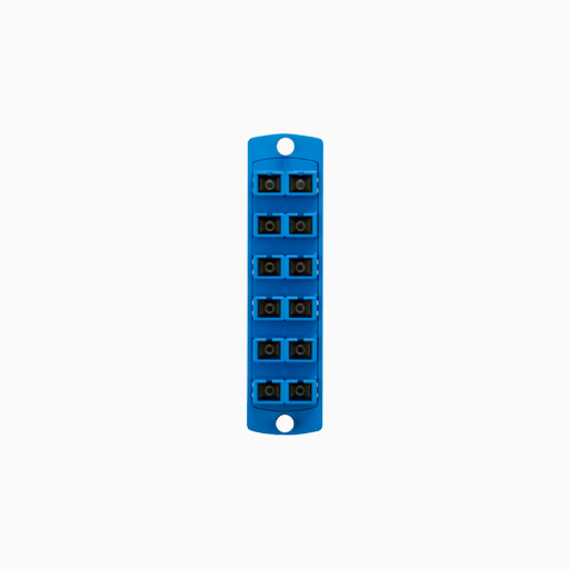 Leviton 5F100-2LC Opt-X SDX Fiber Adapter Plates, Precision Molded