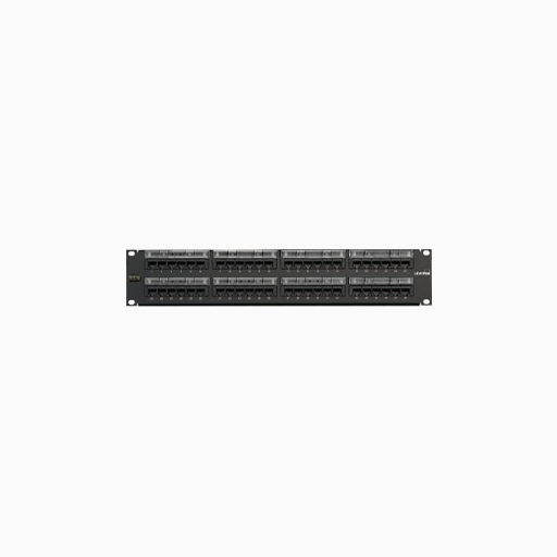 Leviton 5G596-U48 CAT5e Universal Patch Panel, 48-Port, 2U RMS